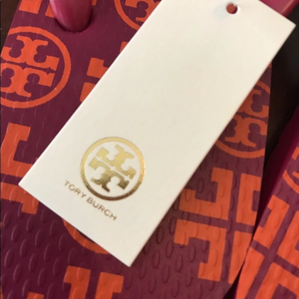 Tory Burch Flip Flops Party Fuchsia - Picture 4 of 5